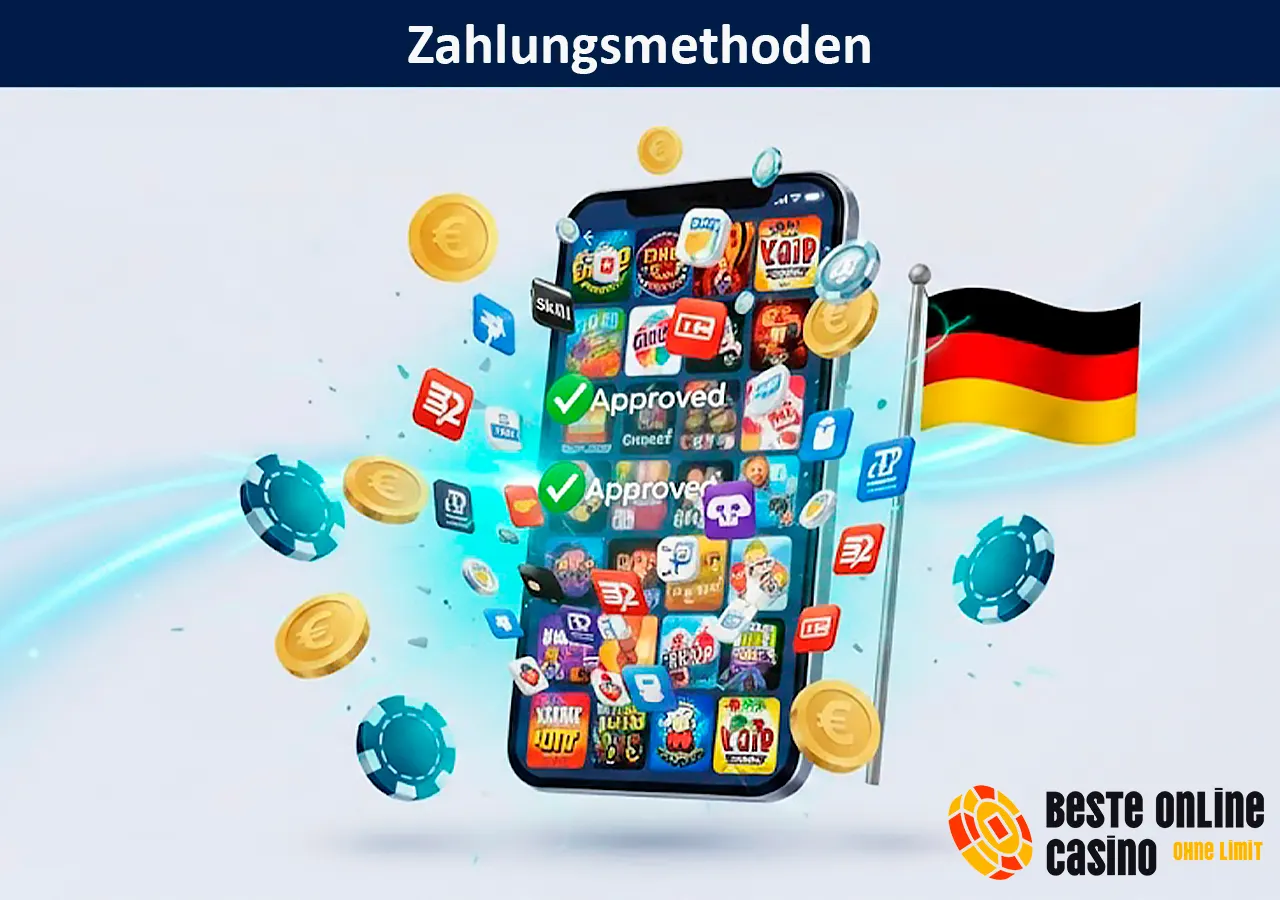 Sichere Zahlungsmethoden in deutschen Online Casinos ohne Limits.